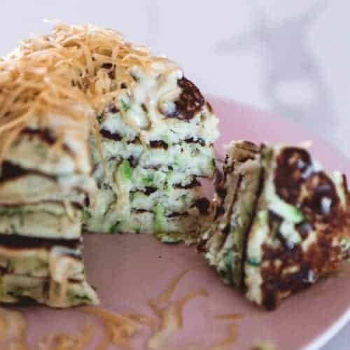 Cheese & Zucchini Pancakes