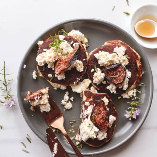 Fig & Ricotta Pancakes
