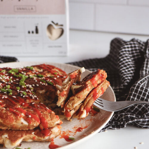 Okonomiyaki Inspired Pancakes