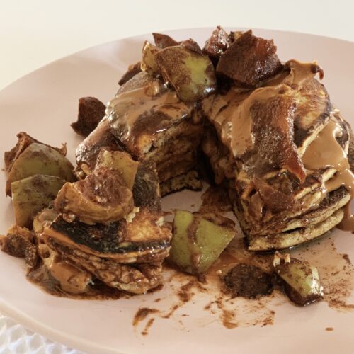 Biscoff & Baked Apple Pancakes