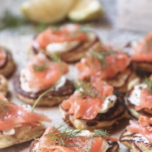Trout Blinis