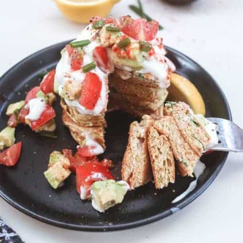 Savoury Bacon & Chives Pancakes