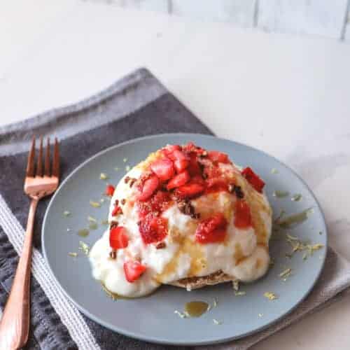Lemon & Rose Baked Porridge