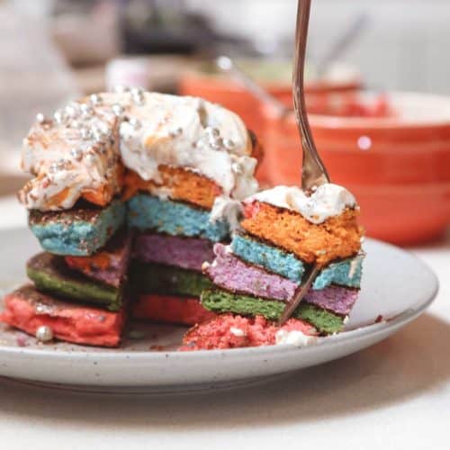 Rainbow Pancakes